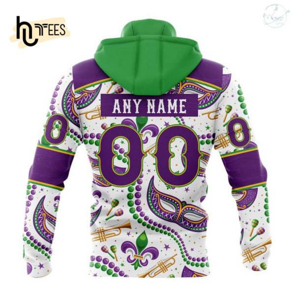 Personalized NHL Vancouver Canucks Special Mardi Gras Design Hoodie