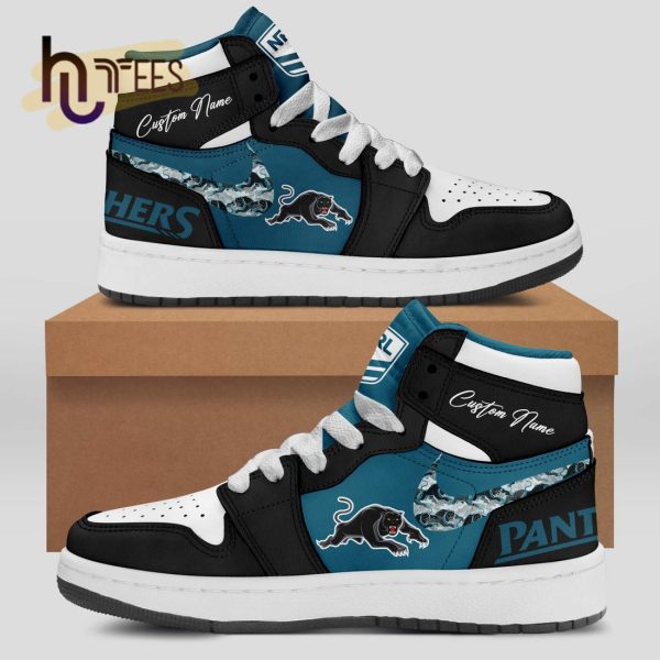 Personalized NRL Penrith Panthers Luxury Air Jordan 1 Hightop Sneaker