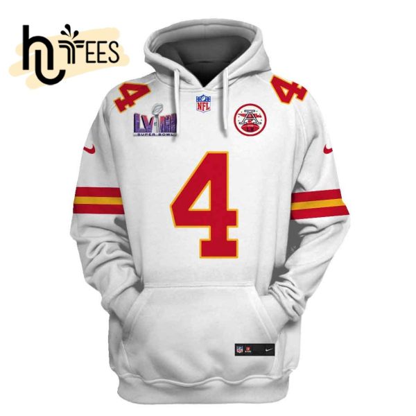 Rashee Rice Kansas City Chiefs Limited Edition White Hoodie Jersey