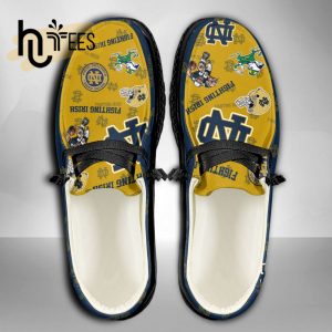 NCAA Notre Dame Fighting Irish Custom Name Hey Dude Shoes