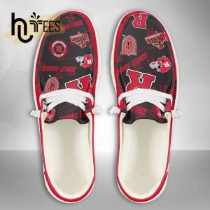NCAA Rutgers Scarlet Knights Custom Name Hey Dude Shoes