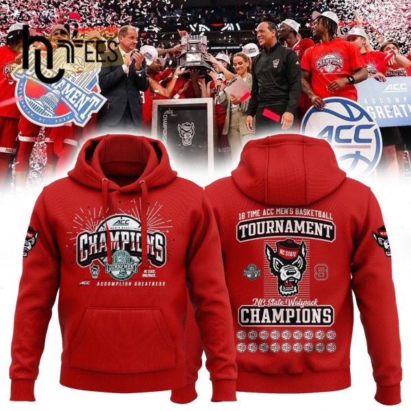 2024 Acc Championship NC State Wolfpack Red Hoodie, Jogger Limited