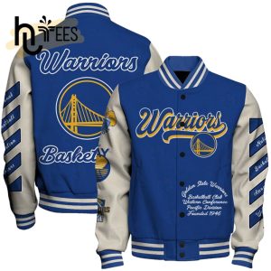 NBA Golden State Warriors OW Basketball Baseball Jacket