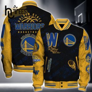 NBA Golden State Warriors National Basketball Association Baseball Jacket V1