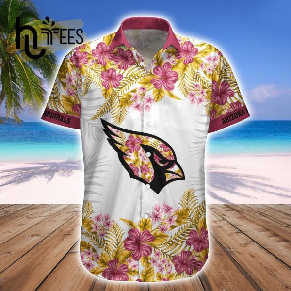 Arizona Cardinals Tropical Hawaiian Fan Shirt Shorts Combo Set