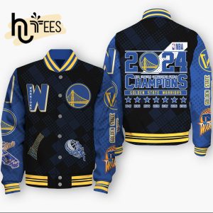 NBA Golden State Warriors Champions Western Conference Baseball Jacket