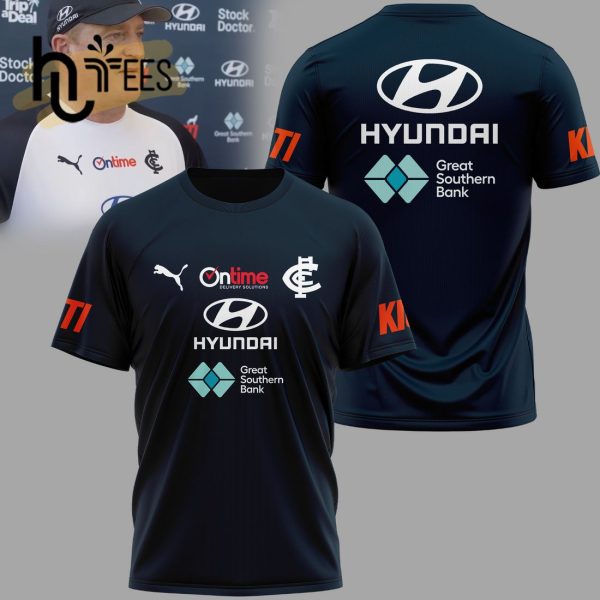 Carlton Blues FC Hyundai Great Southern Bank Navy T-Shirt, Jogger, Cap
