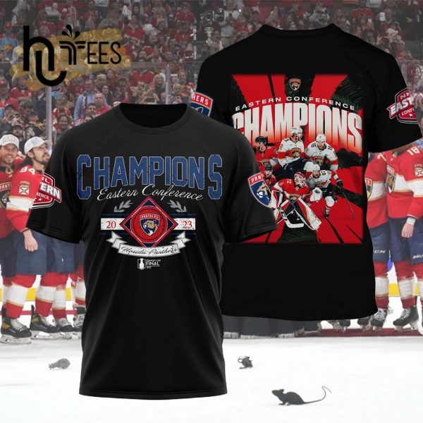 Eastern Conference NHL Florida Panthers Champs Black Hoodie 3D