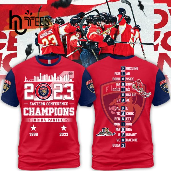 Florida Panthers Eastern Conference Champs Red Unisex Hoodie 3D