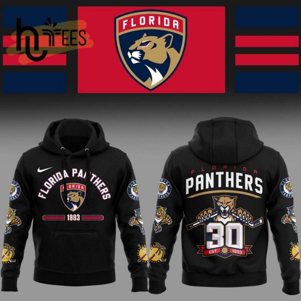 Florida Panthers NHL 2024 Black Hoodie, Jogger, Cap
