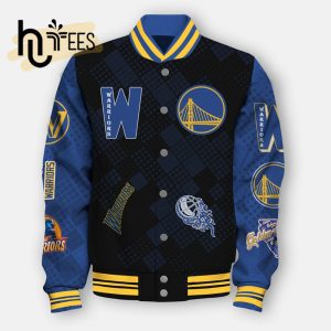 NBA Golden State Warriors Champions Western Conference Baseball Jacket