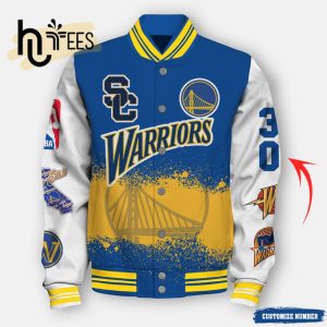 NBA Stephen Curry Night Golden State Warriors New Baseball Jacket