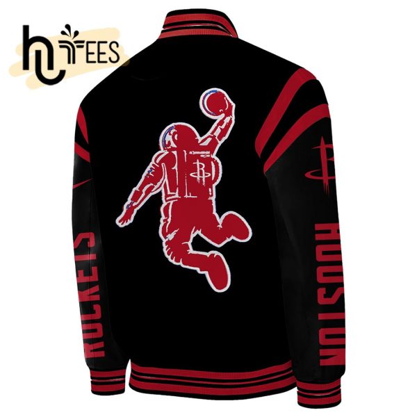 Houston Rockets H-Town NBA 2024 Black Baseball Jacket, Jogger, Cap