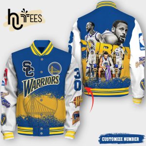 NBA Stephen Curry Night Golden State Warriors New Baseball Jacket