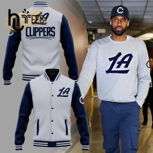 NBA Los Angeles Clippers White Baseball Jacket, Jogger, Cap Limited Edition