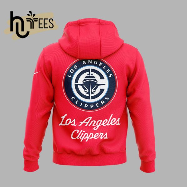 Limited Edition Los Angeles Clippers 2024 Red Hoodie 3D