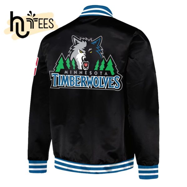 Limited Edition Minnesota Timberwolves NBA Fans Black Baseball Jacket, Jogger, Cap
