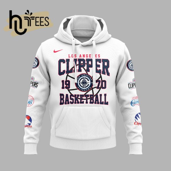 Los Angeles Clippers 2024 Live For The Sport White Hoodie 3D Limited Edition