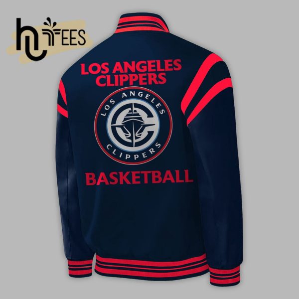 Los Angeles Clippers 2024 NBA Fans Gifts Navy Baseball Jacket, Jogger, Cap