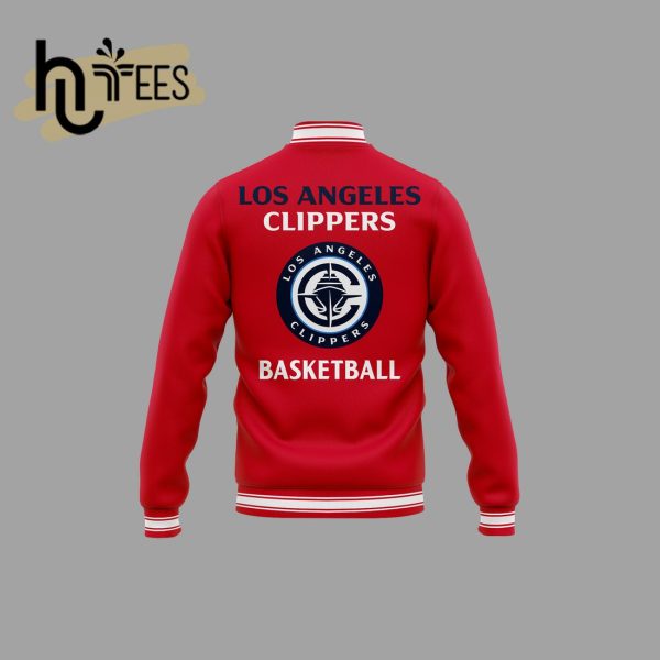 Los Angeles Clippers NBA Fans 2024 Red Baseball Jacket, Jogger, Cap