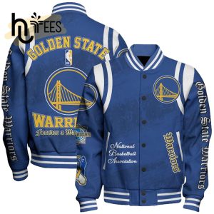 Golden State Warriors Team Logo Sport Pattern NBA Baseball Jacket