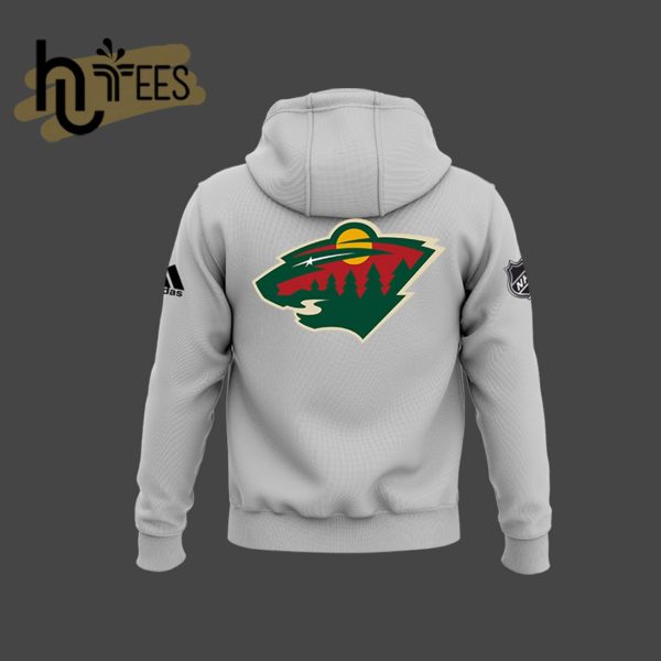Minnesota Wild NHL Hockey Team Grey Hoodie 3D Limited Edition