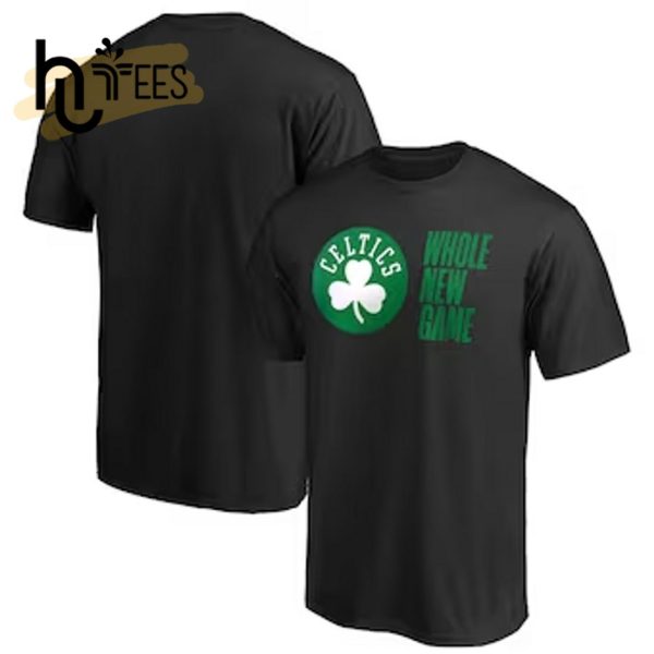 NBA Boston Celtics NBA Whole New Game Black T-Shirt, Jogger, Cap