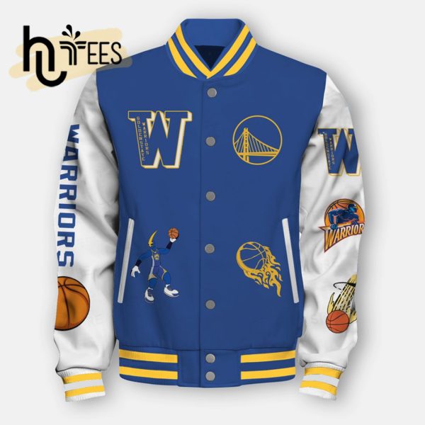 NBA Golden State Warriors Champions Premium Edition Baseball Jacket