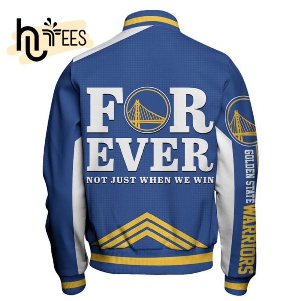 NBA Golden State Warriors For Ever Baseball Jacket