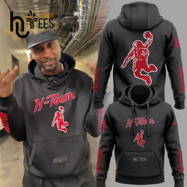 NBA Houston Rockets H-Town 2024 Black Hoodie 3D Limited Edition