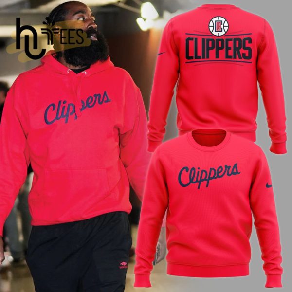 NBA James Harden Los Angeles Clippers Red Hoodie 3D Limited Edition