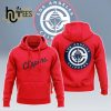 NBA LA Clippers Stacked Logo Pullover White Hoodie 3D