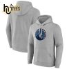 NBA LA Clippers Stacked Logo Pullover White Hoodie 3D