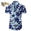 NFL Los Angeles Chargers Gold Flowers Blue Trendy Hawaiian Shirt Aloha Shirt