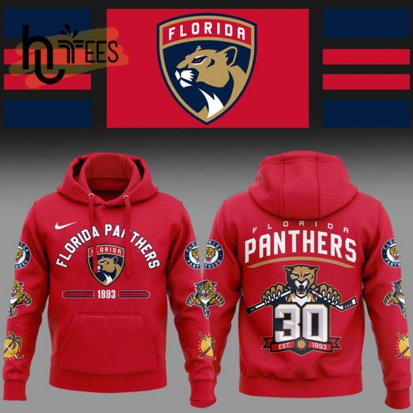NHL Florida Panthers 2024 Red Hoodie, Jogger, Cap