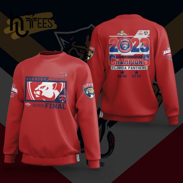 NHL Florida Panthers Eastern Conference Final Champs Red Hoodie 3D