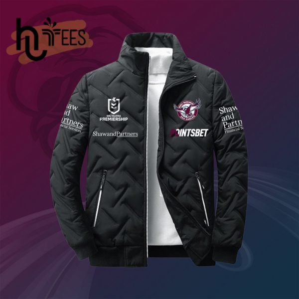 NRL Manly Warringah Sea Eagles New Padded Jacket Limited Edition