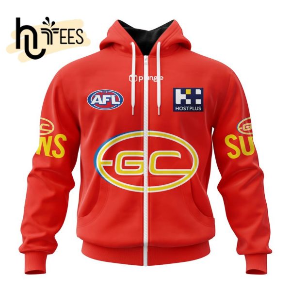 Personalized AFL Gold Coast Suns Home Kits 2023 Hoodie