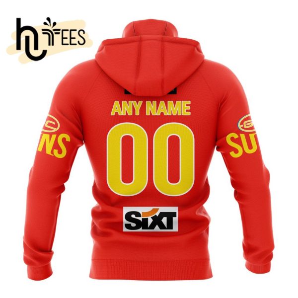 Personalized AFL Gold Coast Suns Home Kits 2023 Hoodie