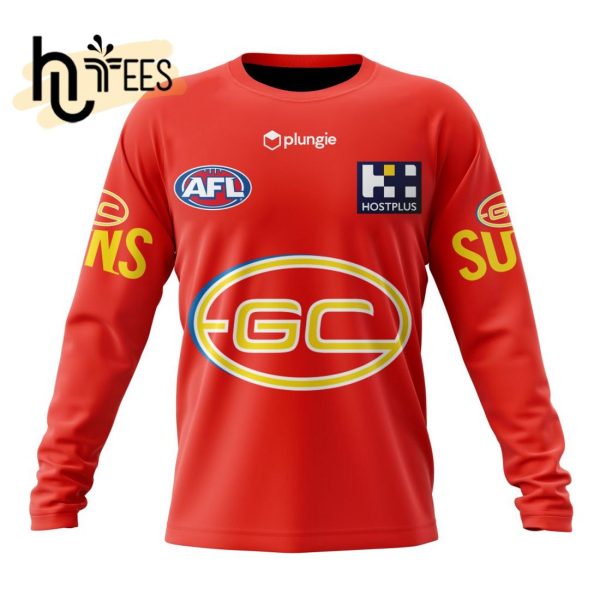 Personalized AFL Gold Coast Suns Home Kits 2023 Hoodie