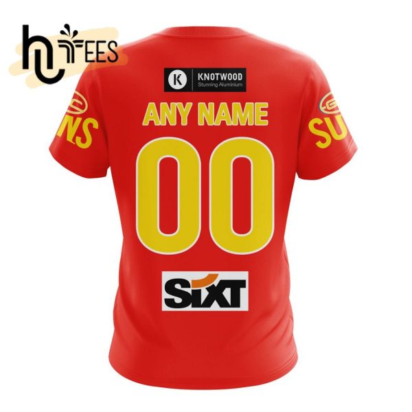 Personalized AFL Gold Coast Suns Home Kits 2023 Hoodie