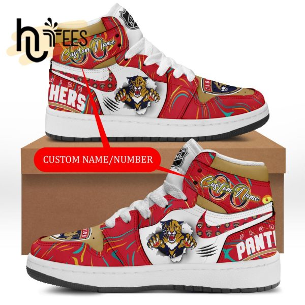 Personalized NHL Florida Panthers Air Jordan 1 Limited Edition