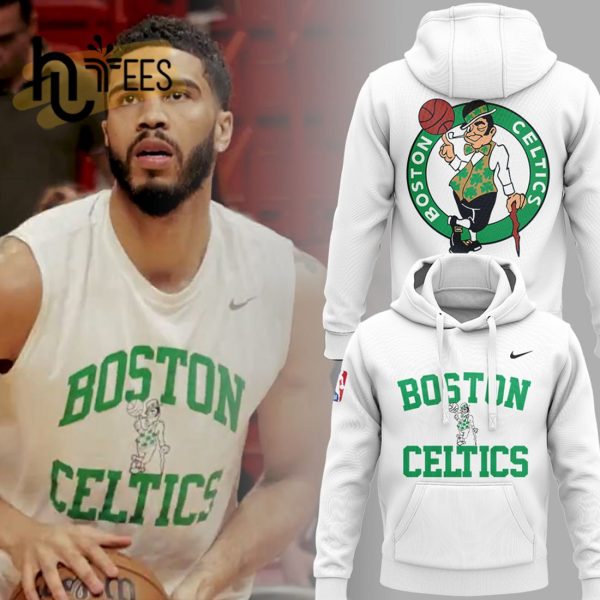 Special Edition Boston Celtics Basketball Team White Hoodie, Jogger, Cap