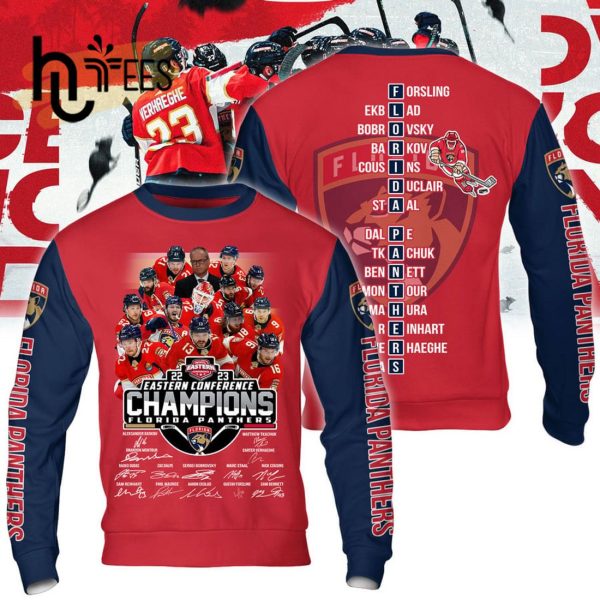 Special Edition Florida Panthers Eastern Conference Champs Red Hoodie 3D