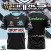 Special Edition NRL Cronulla Sharks Blue Hoodie 3D