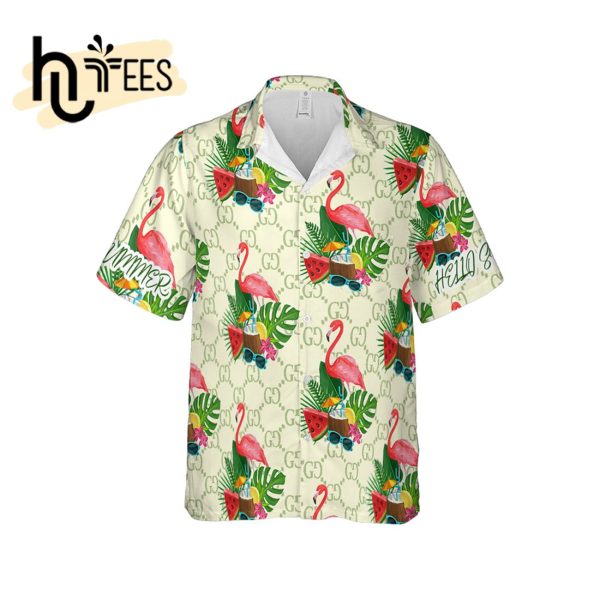Tropical Plant And Flamingo Luxury Summer 2024 Hawaiian Shirt, Shorts