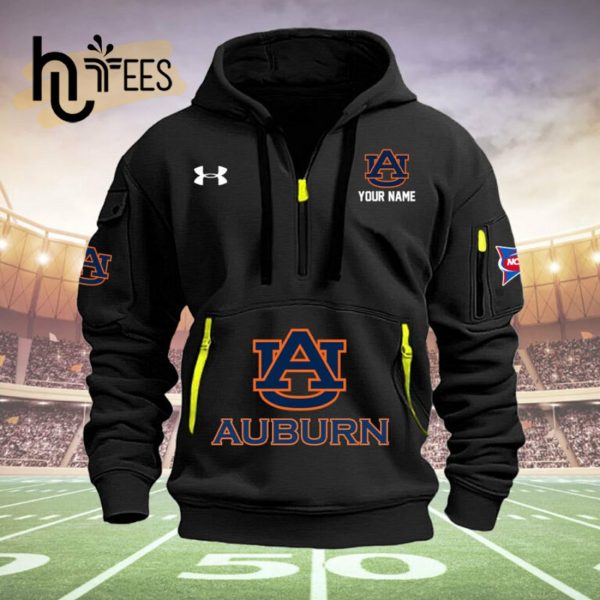 NCAA Auburn Tigers Football Custom Name Black Hoodie