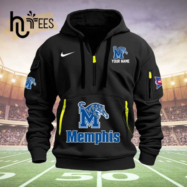 NCAA Memphis Tigers Football Custom Name Black Hoodie