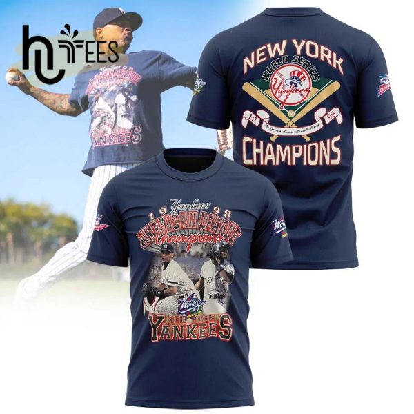 1998 New York Yankees American League Champions Shirt