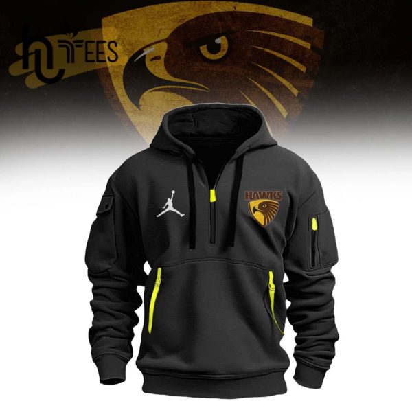 2024 Hawthorn Hawks Special AFL Black Hoodie